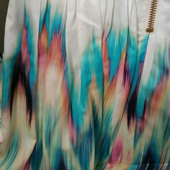 Zoe Ltd NWT Tween Girls Teal Gold Ivory Ikat Dress Size 12 NEW - Picture 6 of 6